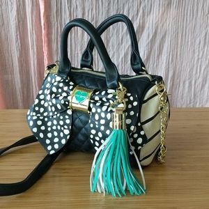 Betsey Johnson Mini Crossbody Bow Bag